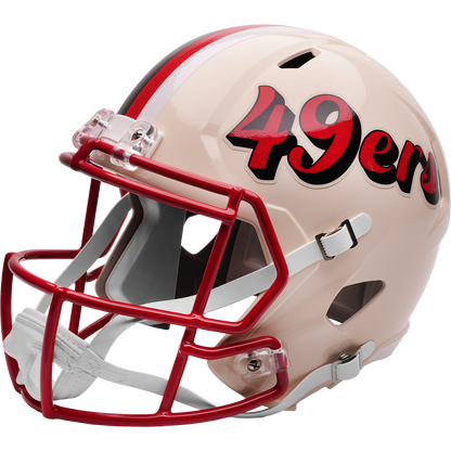 San Francisco 49ers Full Size Speed Replica Football Helmet RETRO - NFL Break4Sports & Collectibles, LLC