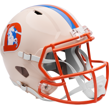 Denver Broncos Full Size Speed Replica Football Helmet RETRO - NFL Break4Sports & Collectibles, LLC