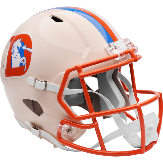 Denver Broncos Full Size Speed Replica Football Helmet RETRO - NFL Break4Sports & Collectibles, LLC