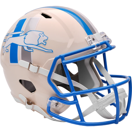 Detroit Lions Full Size Speed Replica Football Helmet RETRO - NFL Break4Sports & Collectibles, LLC