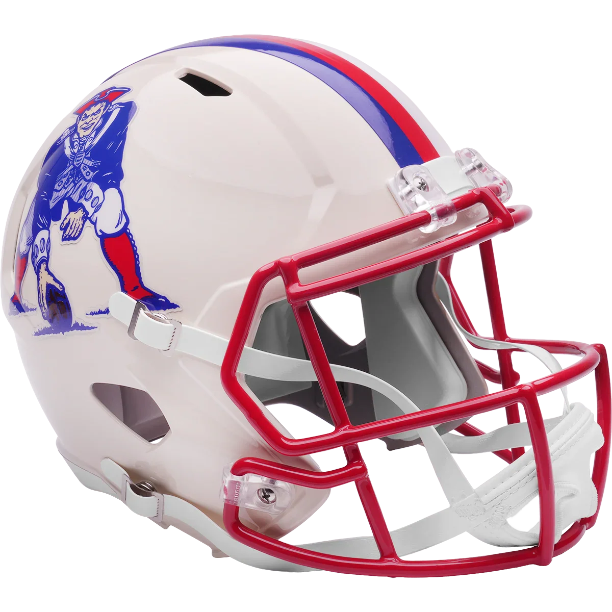 New England Patriots Full Size Speed Replica Football Helmet RETRO - NFL Break4Sports & Collectibles, LLC
