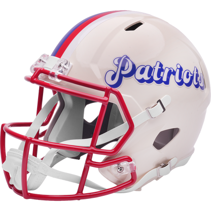 New England Patriots Full Size Speed Replica Football Helmet RETRO - NFL Break4Sports & Collectibles, LLC