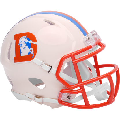 Denver Broncos Speed Mini Football Helmet RETRO - NFL Break4Sports & Collectibles, LLC