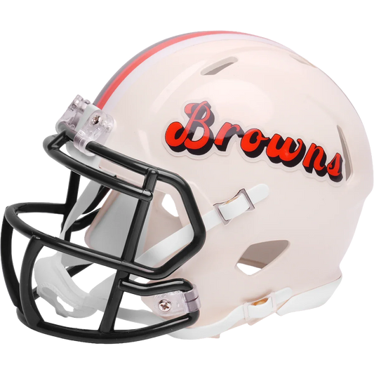 Cleveland Browns Speed Mini Football Helmet RETRO - NFL Break4Sports & Collectibles, LLC