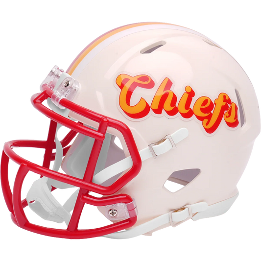 Kansas City Chiefs Speed Mini Football Helmet RETRO - NFL Break4Sports & Collectibles, LLC