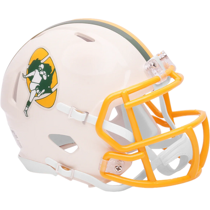 Green Bay Packers Speed Mini Football Helmet RETRO - NFL Break4Sports & Collectibles, LLC
