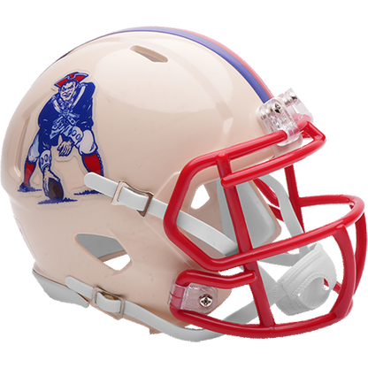 New England Patriots Speed Mini Football Helmet RETRO - NFL Break4Sports & Collectibles, LLC
