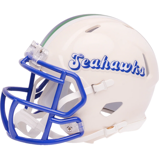 Seattle Seahawks Mini Speed Football Helmet RETRO - NFL Break4Sports & Collectibles, LLC