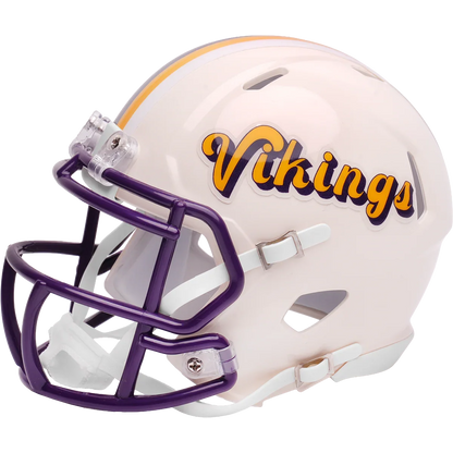 Minnesota Vikings Speed Mini Football Helmet RETRO - NFL Break4Sports & Collectibles, LLC