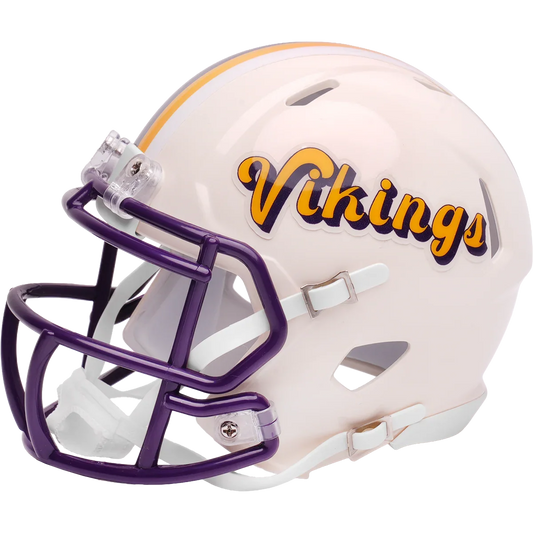 Minnesota Vikings Speed Mini Football Helmet RETRO - NFL Break4Sports & Collectibles, LLC