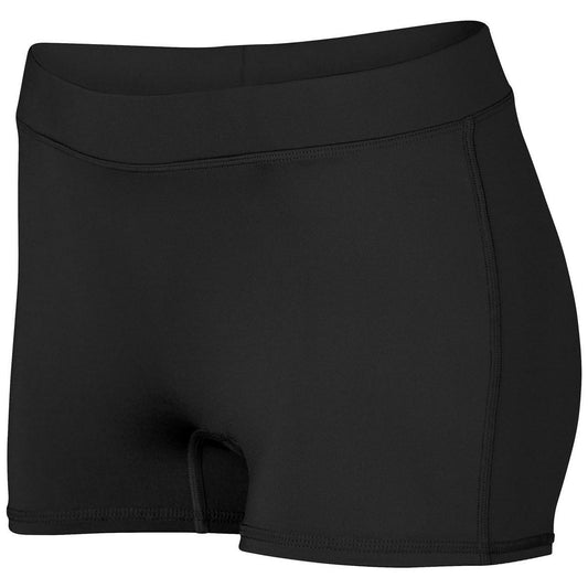 Augusta Ladies Dare Volleyball Tights 2.5" Inseam Black - MCI SPORTS