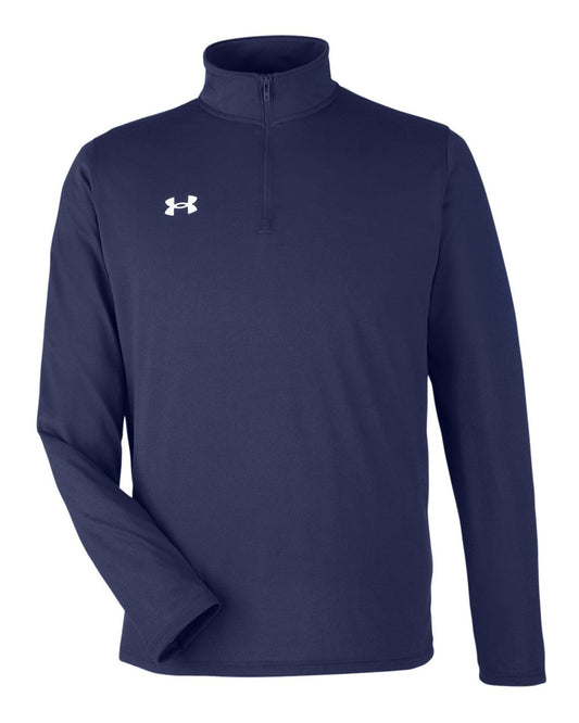Under Armour Men's Team Tech 1 / 4 Zip Loose Long Sleeve Pullover Navy - MCI SPORTS