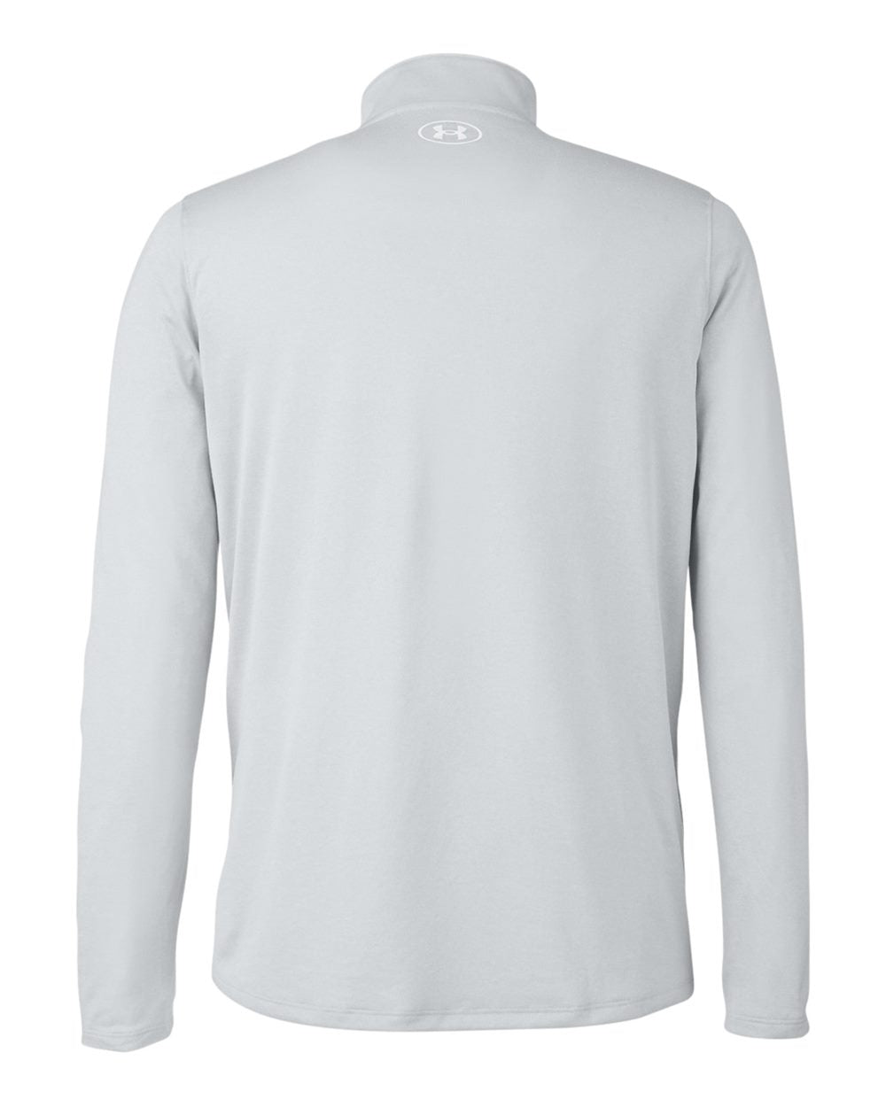 Under Armour Men's Team Tech 1 / 4 Zip Loose Long Sleeve Pullover Light Gray - MCI SPORTS