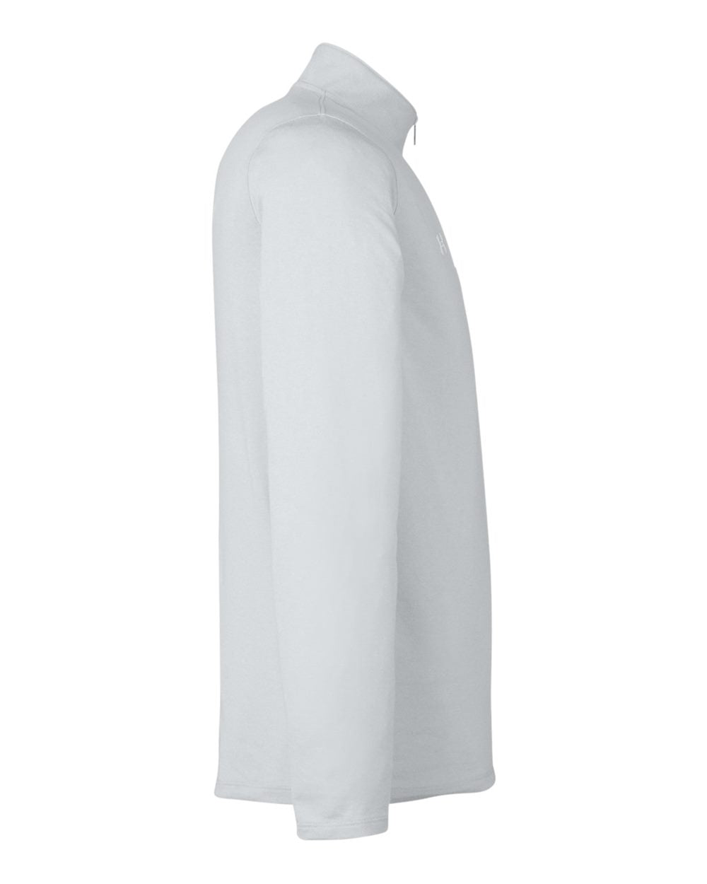 Under Armour Men's Team Tech 1 / 4 Zip Loose Long Sleeve Pullover Light Gray - MCI SPORTS