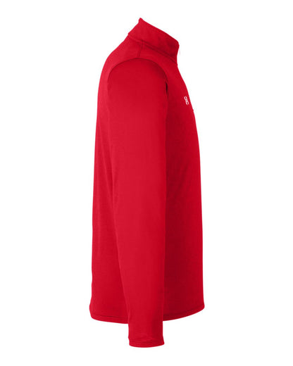 Under Armour Men's Team Tech 1 / 4 Zip Loose Long Sleeve Pullover Red - MCI SPORTS