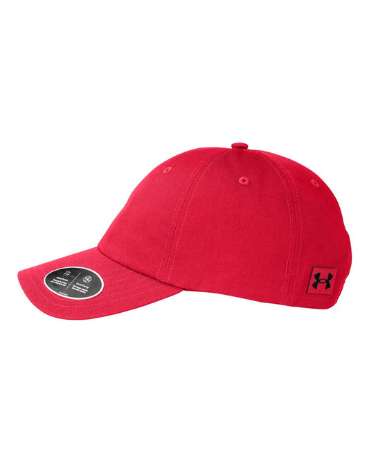 Under Armour Team Chino Mens Adjustable Cap OSFA Red-Black - MCI SPORTS