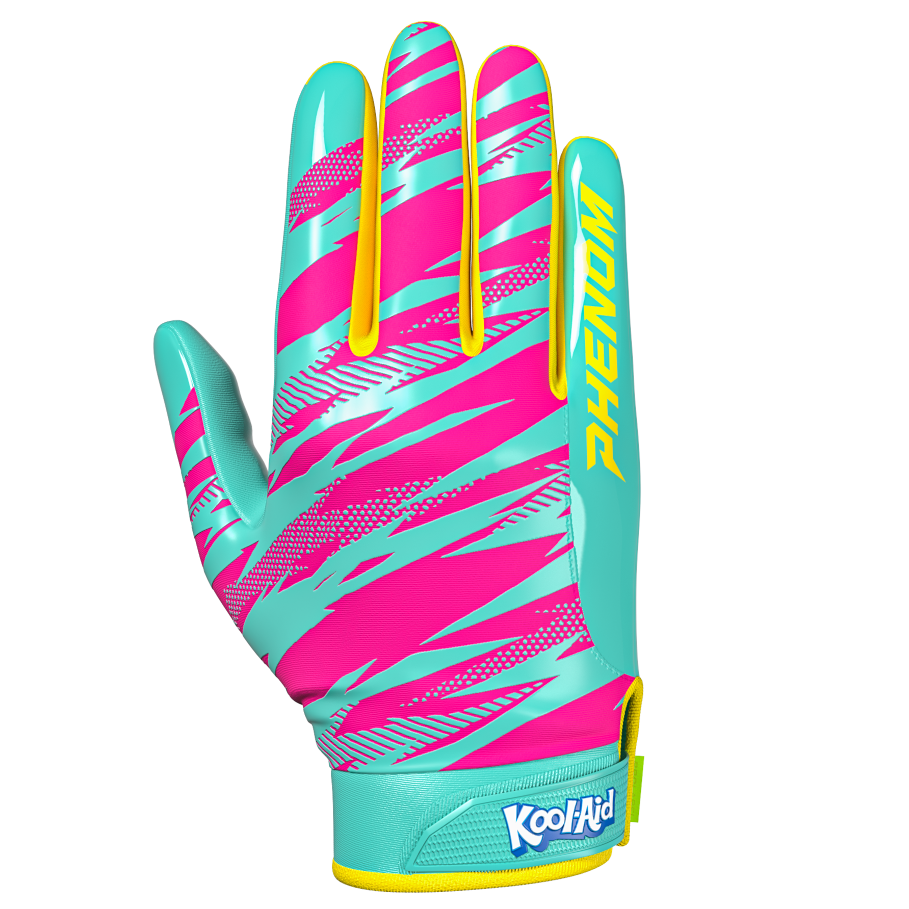 Kool-Aid 'Sharkleberry Fin' Football Gloves - VPS4 by Phenom Elite Phenom Elite Brand
