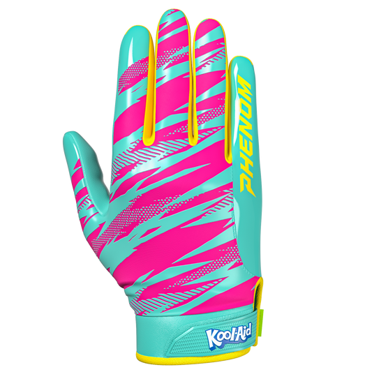 Kool-Aid 'Sharkleberry Fin' Football Gloves - VPS4 by Phenom Elite Phenom Elite Brand