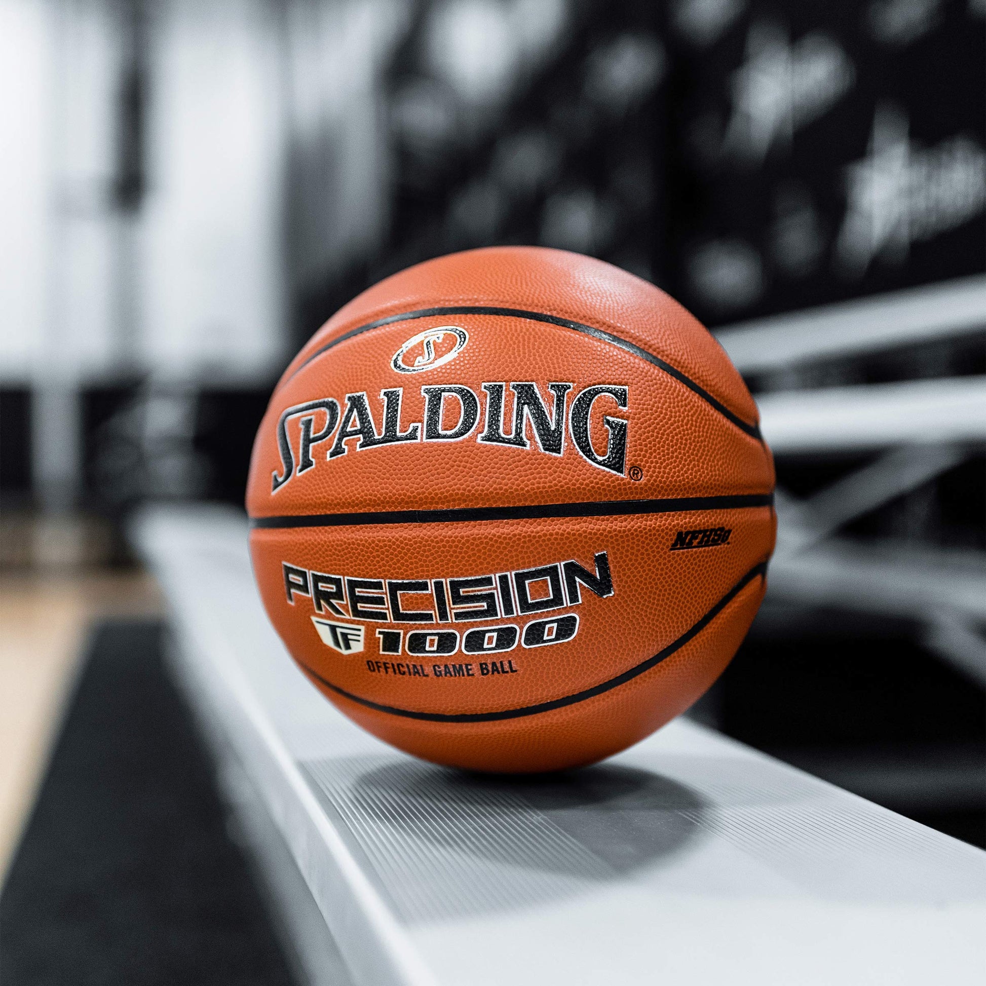 Spalding Precision TF-1000 Indoor Game Basketballs, Dry Grip Microfiber Composite Cushioned Cover, High School Approved - MCI SPORTS