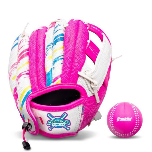 FRANKLIN AIR TECH TEE BALL FIELDING GLOVE - 9" RHT YOUTH 22891 Peligro Sports