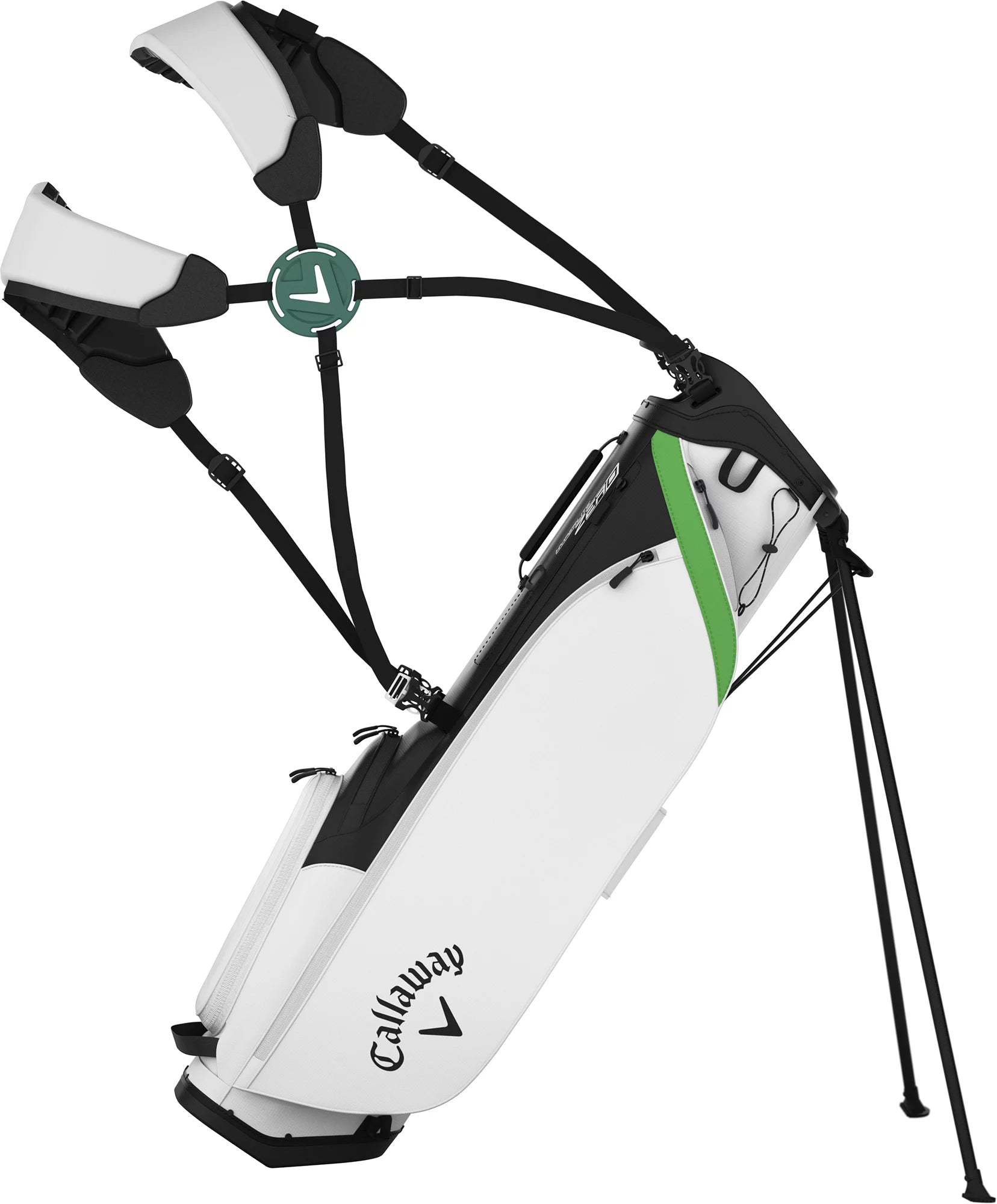 Callaway HYPERLITE ZERO STAND HG BAG 25 Black White Green - MCI SPORTS