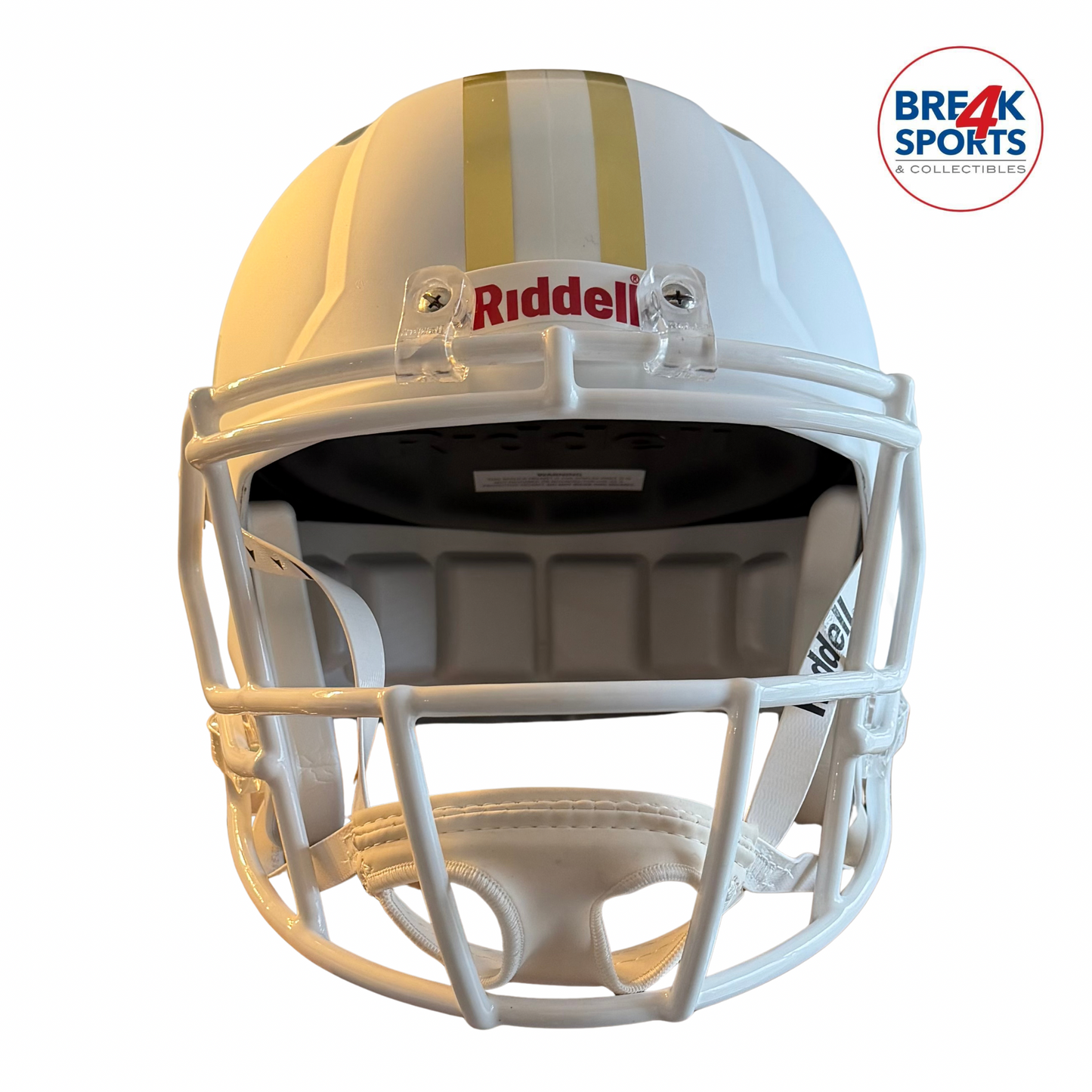 Georgia Tech Yellow Jackets Speed Replica Football Helmet Flat White NCAA Break4Sports & Collectibles, LLC