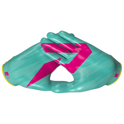 Kool-Aid 'Sharkleberry Fin' Football Gloves - VPS4 by Phenom Elite Phenom Elite Brand