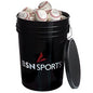 Bucket with 36 Mark 1 Offical League Baseballs - MCI SPORTS
