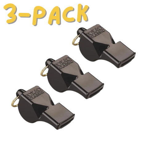 Fox 40 Whistle (3 Pack) for Coach's or Officials - MCI SPORTS