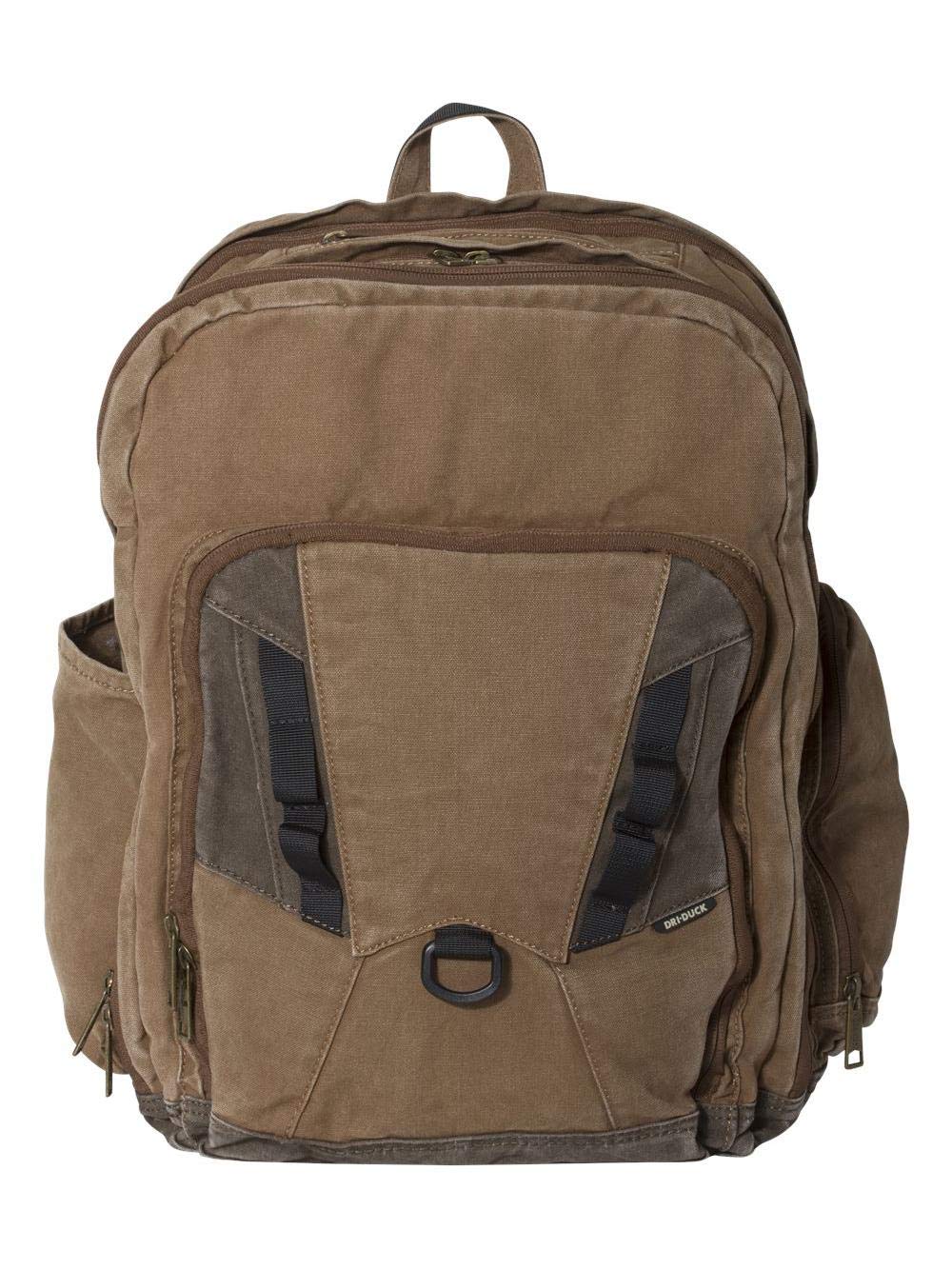 Dri Duck Canvas Traveler Backpack Khaki - MCI SPORTS