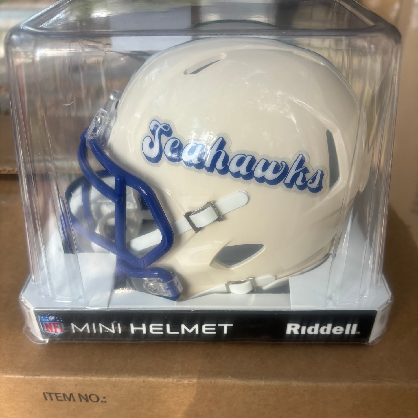 Seattle Seahawks Mini Speed Football Helmet RETRO - NFL Break4Sports & Collectibles, LLC