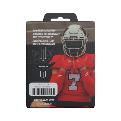 Phenom Elite Hexa-Flow 4.0 Football Mouthguard – Team Color Edition (Adult & Youth) Phenom Elite Brand