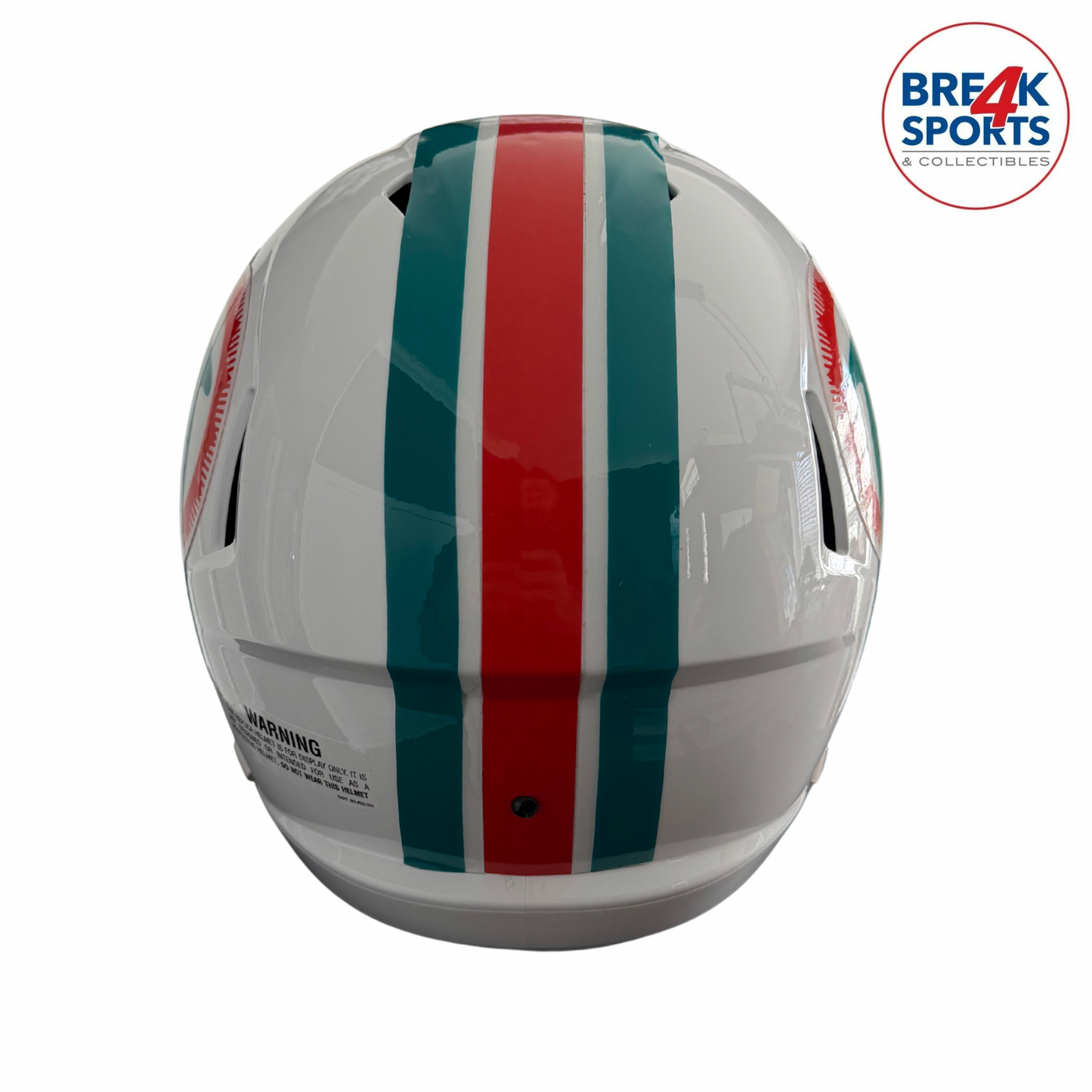Miami Dolphins Full Size 1980 to 1996 Speed Replica Throwback Helmet - NFL Break4Sports & Collectibles, LLC
