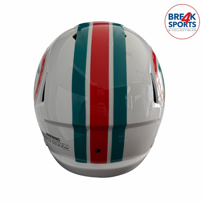 Miami Dolphins Full Size 1980 to 1996 Speed Replica Throwback Helmet - NFL Break4Sports & Collectibles, LLC