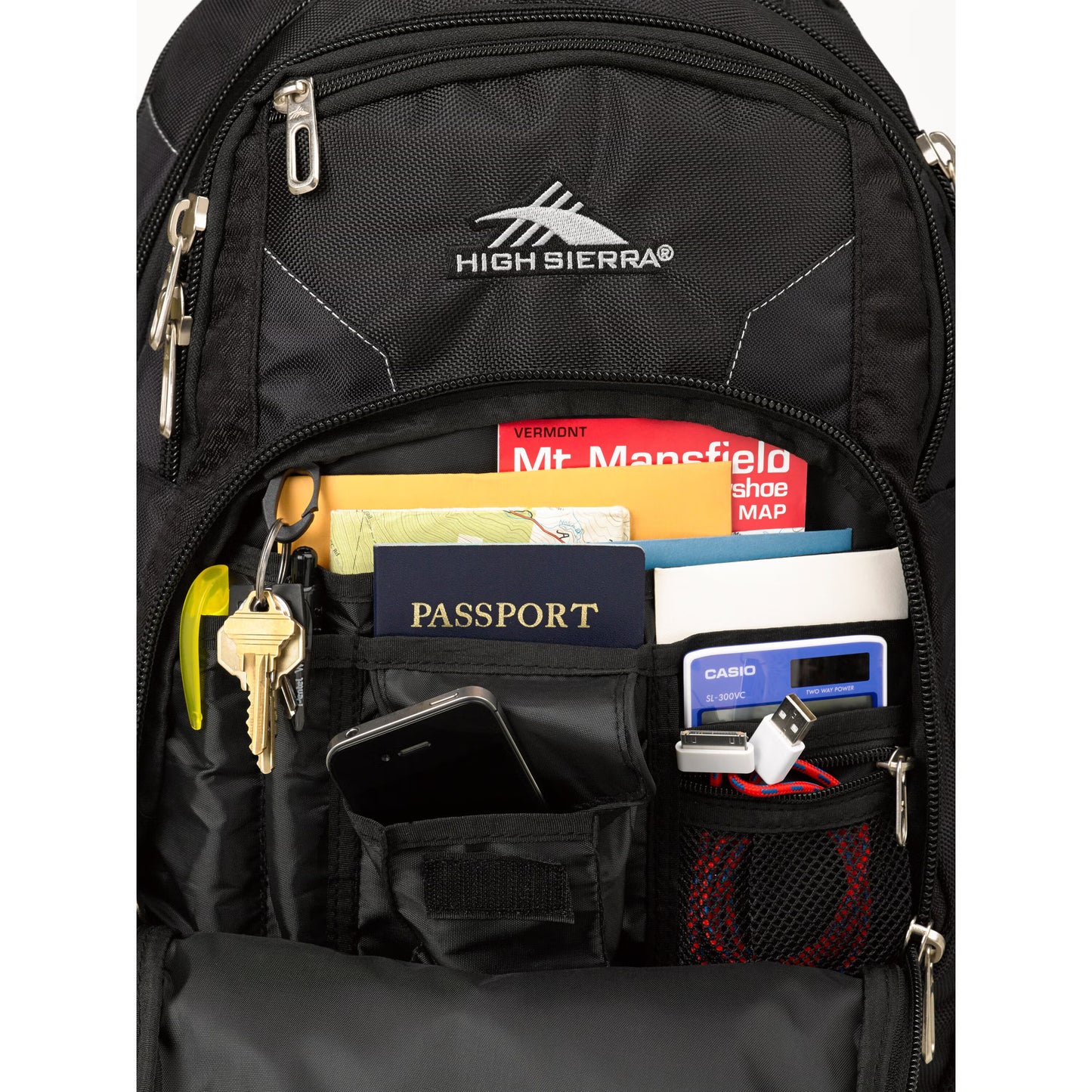 High Sierra XBT - TSA Laptop Backpack, Black - MCI SPORTS