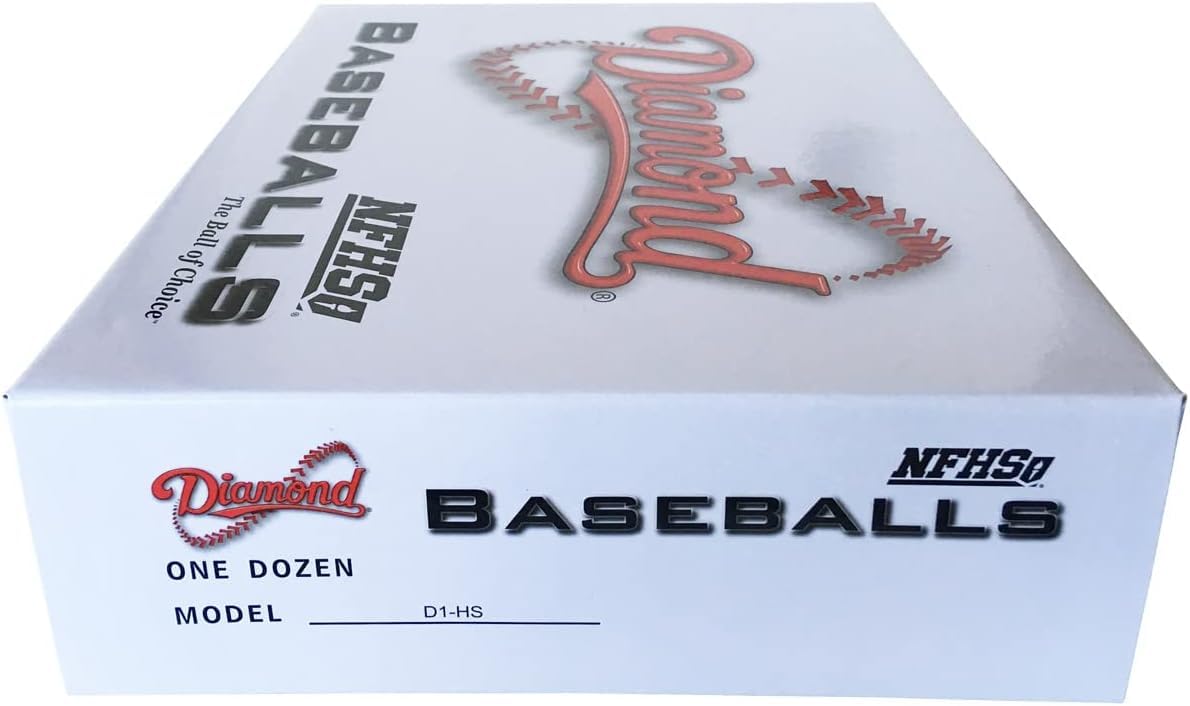 Diamond D1-NFHS Leather Baseballs 1 Dozen - MCI SPORTS