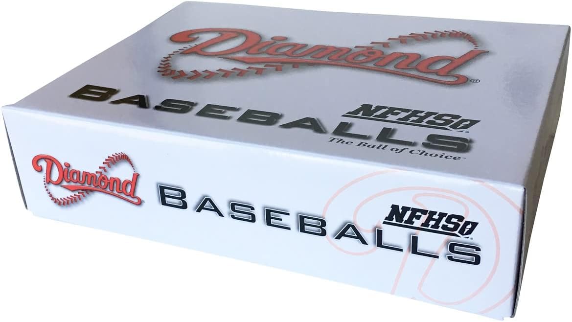 Diamond D1-NFHS Leather Baseballs 1 Dozen - MCI SPORTS