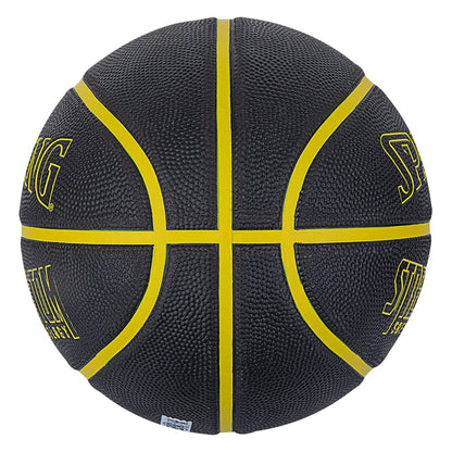 Spalding Street Phantom Basketball Outdoor Black/Gold Official Size 29.5" - MCI SPORTS