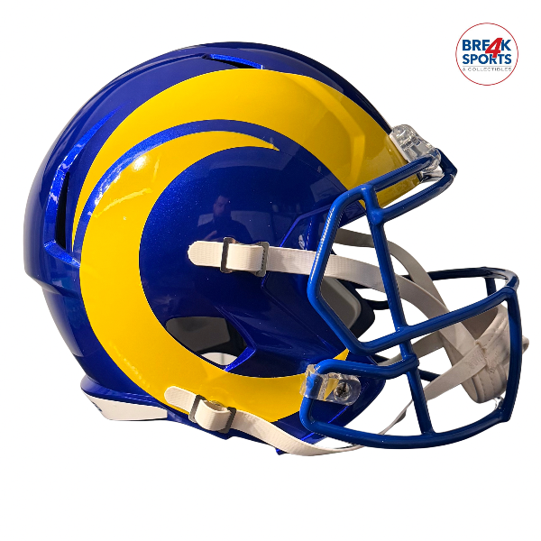 Los Angeles Rams Full Size Speed Replica Football Helmet - NFL Break4Sports & Collectibles, LLC