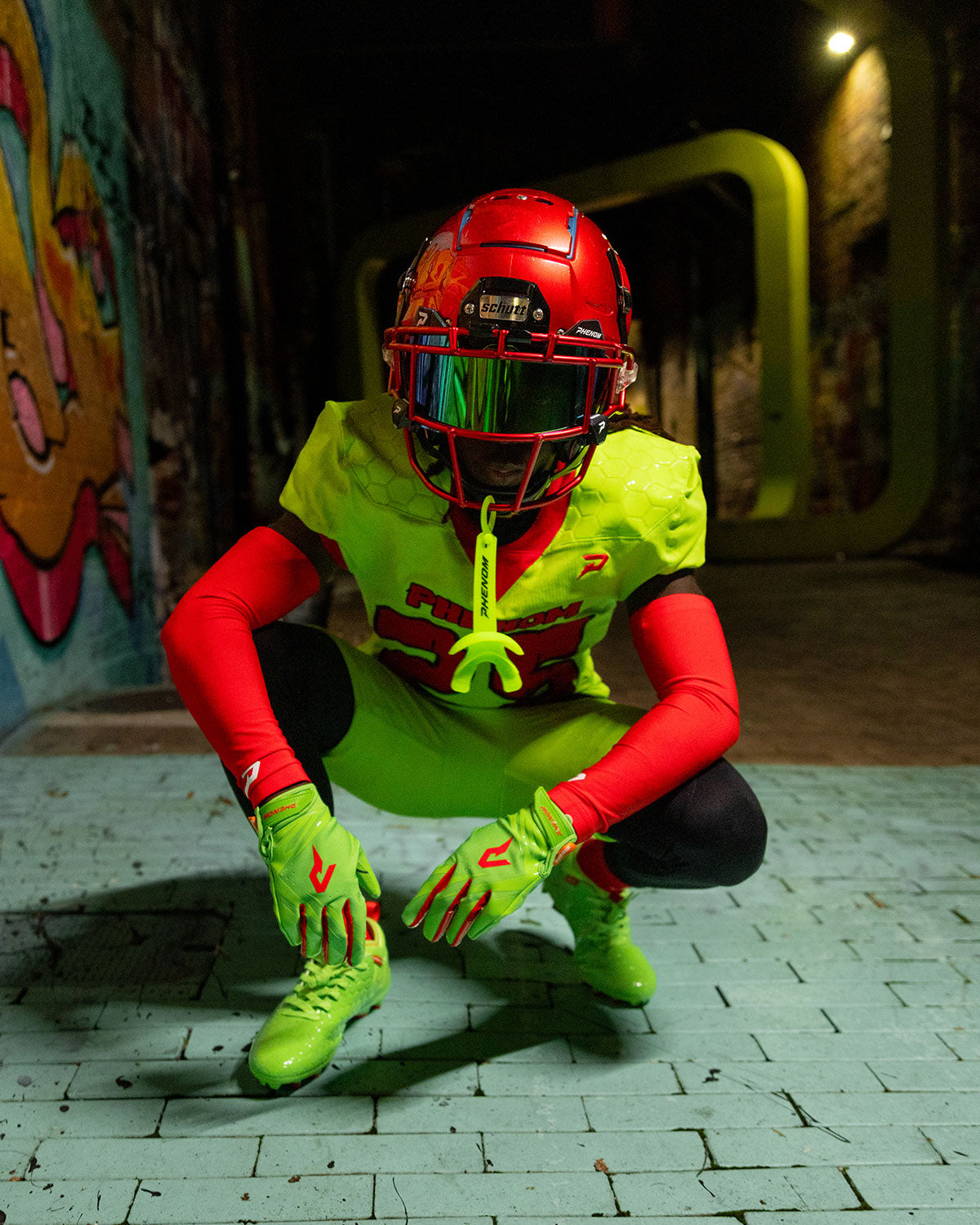 Ninja Turtles: Raphael Football Gloves – VPS5 by Phenom Elite Phenom Elite Brand