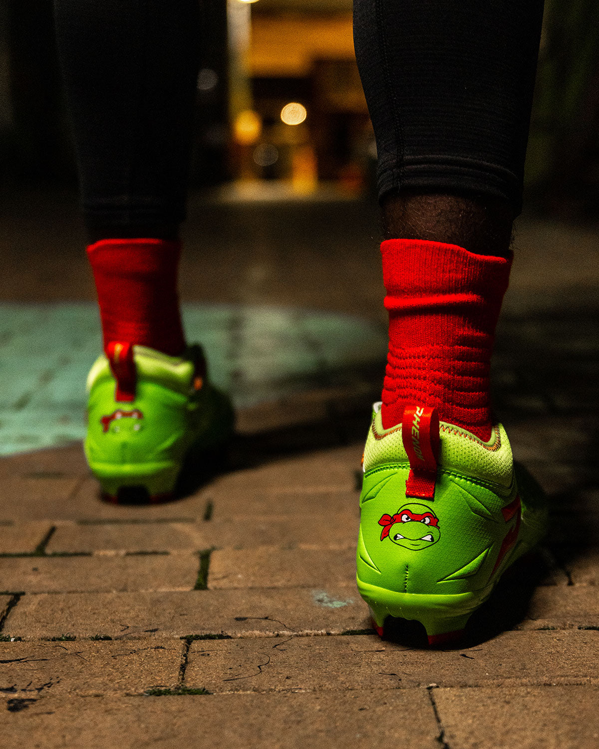 Ninja Turtles: Raphael Football Cleats – Quantum Speed 2.0 by Phenom Elite Phenom Elite Brand
