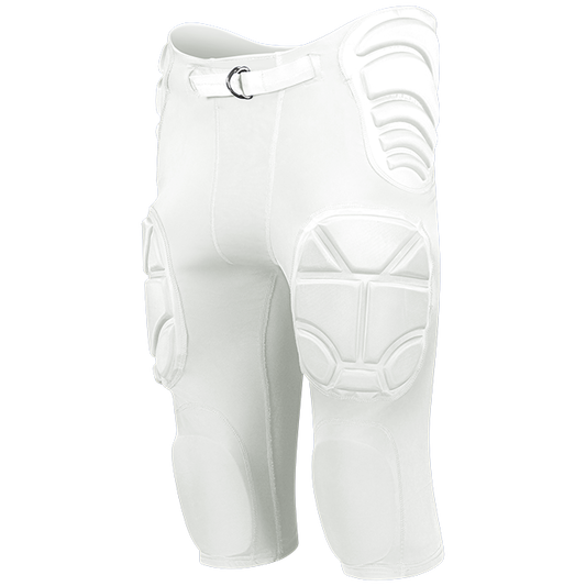 Alleson Youth Integrated Football Pants (Pads Sewn In) White - MCI SPORTS