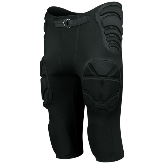 Alleson Youth Integrated Football Pants (Pads Sewn In) Black - MCI SPORTS