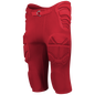 Alleson Youth Integrated Football Pants (Pads Sewn In) Red - MCI SPORTS