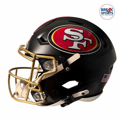 San Francisco 49ers Full Size Authentic SpeedFlex Football Helmet 2025 Rivalries - NFL Break4Sports & Collectibles, LLC