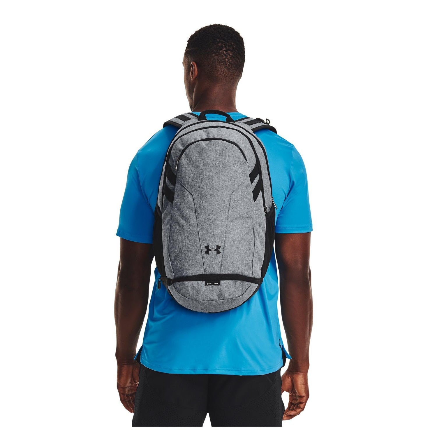 Under Armour Hustle 5.0 Team Backpack Heather Grey - MCI SPORTS