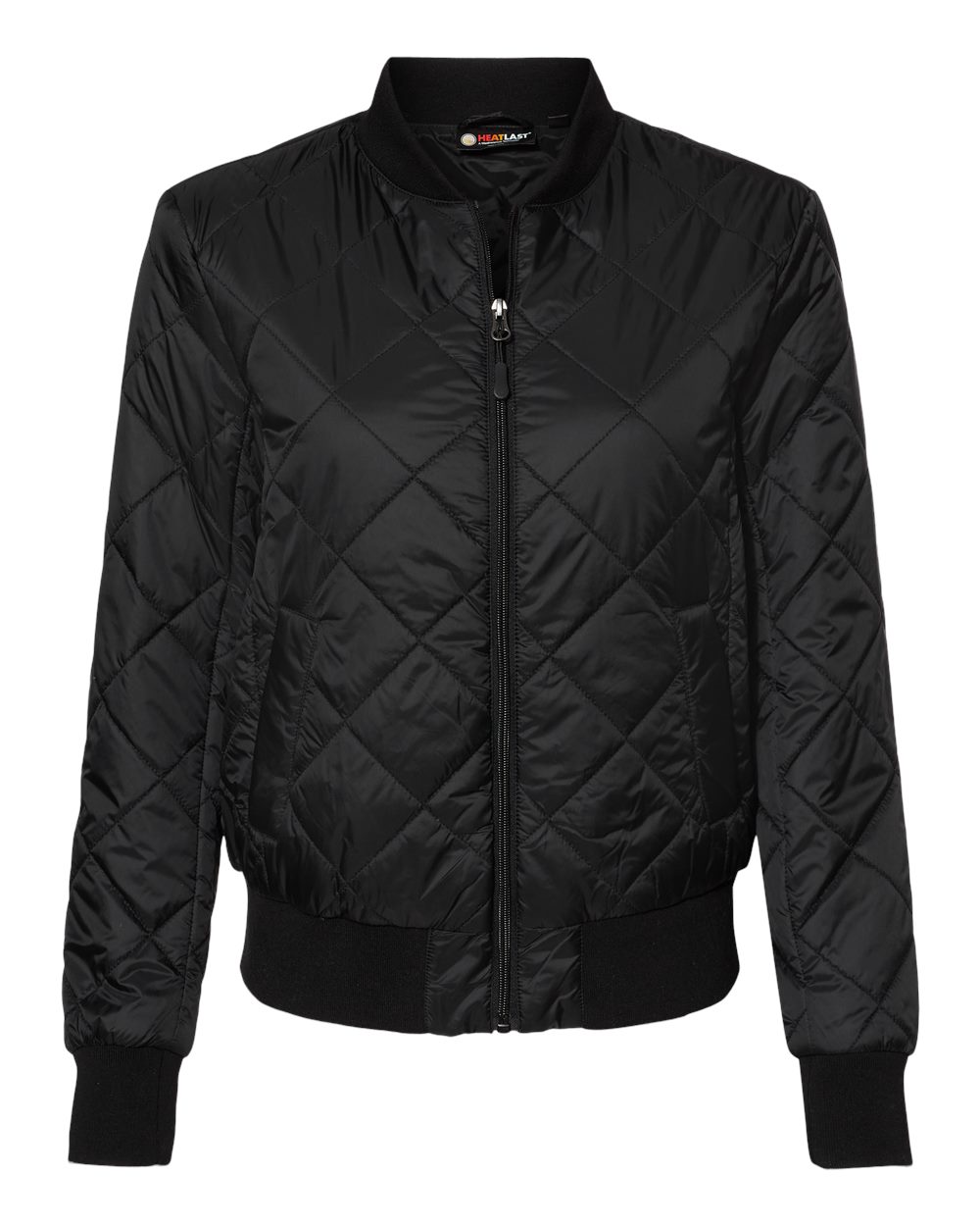 Weatherproof Water Resistant Heat Ladies Quilted Bomber Jacket Black - MCI SPORTS