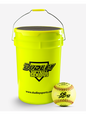 Dudley 12" NFHS SB12 Fastpitch Softball Combo- 1 Dozen balls with Bucket - MCI SPORTS