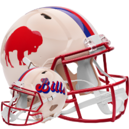 Buffalo Bills Full Size Authentic RETRO Speed Football Helmet - NFL Break4Sports & Collectibles, LLC
