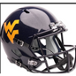 West Virginia Mountaineers NCAA Mini Speed Football Helmet Glossy Navy-NCAA Break4Sports & Collectibles, LLC